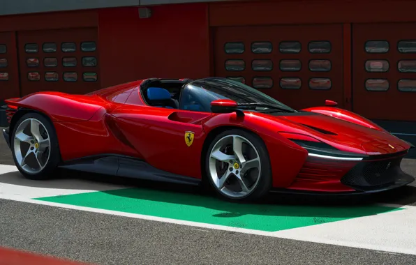 Картинка спорт кар, экстерьер, обтекаемые формы, Ferrari Daytona SP3
