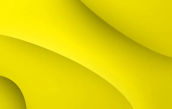 Картинка жёлтый, фон, изгибы, формы, yellow, fon