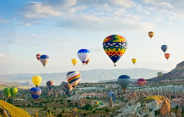 Картинка turkey, balloon, cappadocia