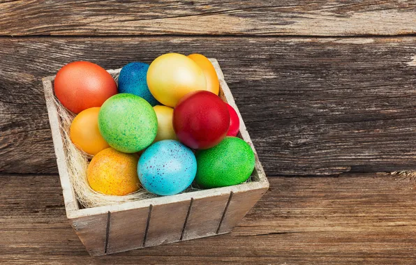 Картинка яйца, Пасха, разноцветные, Easter, Holidays