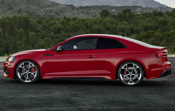 Картинка вид сбоку, Coupe, Competition, Audi RS 5
