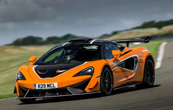 Картинка купе, McLaren, трасса, спорткар, 2020, V8 twin-turbo, 620R, 620 л.с., 3.8 л.