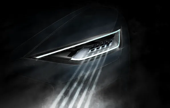 Картинка Concept, свет, Audi, купе, фара, Coupe, 2014, Prologue