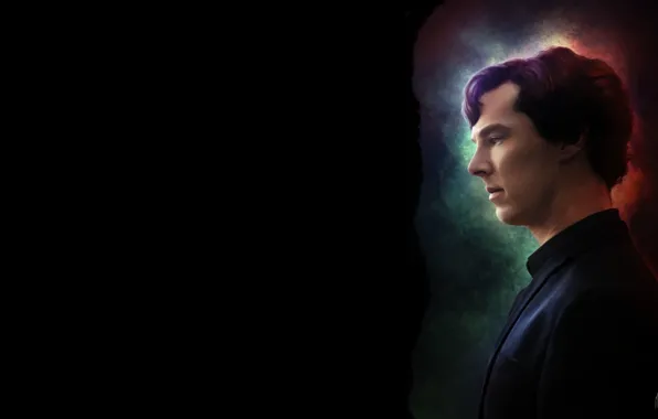 Картинка туманность, Шерлок Холмс, Бенедикт Камбербэтч, Benedict Cumberbatch, Sherlock BBC, Sherlock Holmes, Sherlock (сериал)