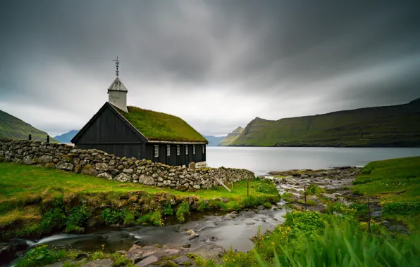 Картинка церковь, Faroe Islands, Фарерские острова