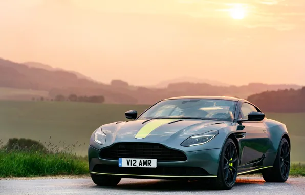 Картинка закат, Aston Martin, 2018, DB11, AMR, Signature Edition