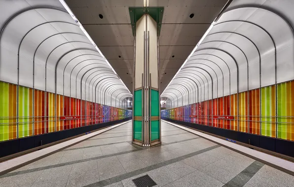 Картинка город, метро, Munich