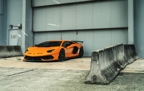Картинка Lamborghini, Orange, Aventador, Superveloce, LP750-4