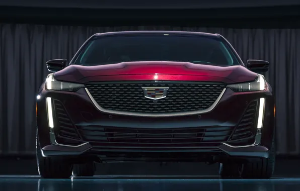 Картинка Cadillac, вид спереди, 2020, Premium Luxury, CT5
