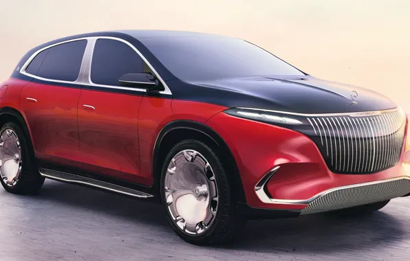 Картинка Concept, мощь, концепт, роскошь, SUV, экстерьер, Mercedes-Maybach, люксовый внедорожник, 2021, EQS, Mercedes-Maybach Concept EQS SUV