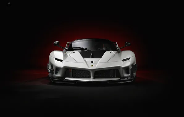 Картинка Ferrari, Front, White, FXX, LaFerrari