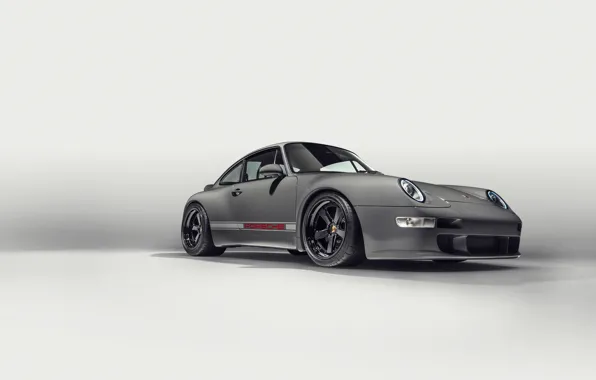 Картинка Porsche, Porsche 911, Grey, 993, Gunther Werks, Sport touring