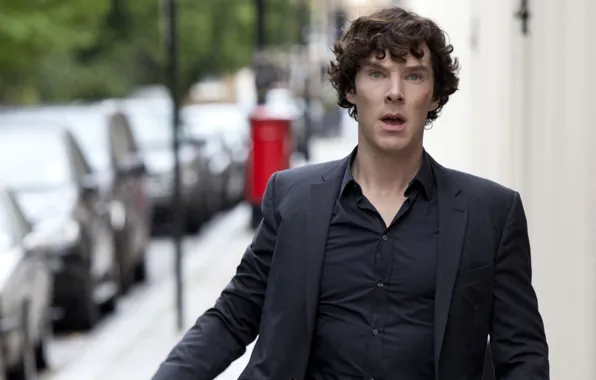 Картинка Бенедикт Камбербэтч, Benedict Cumberbatch, кадр из фильма, Sherlock, Sherlock BBC, Sherlock Holmes, Sherlock (сериал)