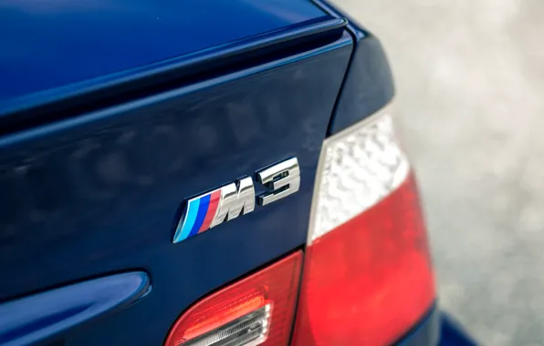 Картинка BMW, Blue, E46, Rear Light