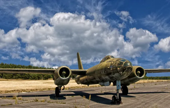 Картинка самолёт, реактивный, фронтовой бомбардировщик, Ильюшин, Ил-28