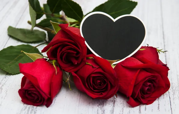 Картинка сердце, розы, букет, Olena Rudo