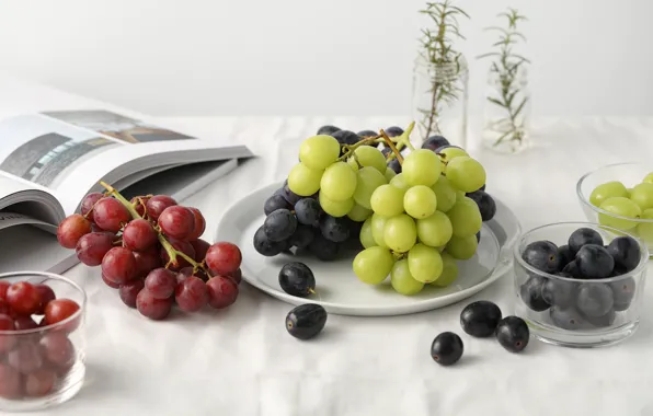 Картинка ягоды, виноград, гроздь