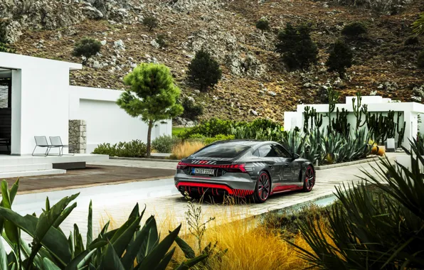 Картинка Audi, купе, брусчатка, 2020, RS e-Tron GT Prototype
