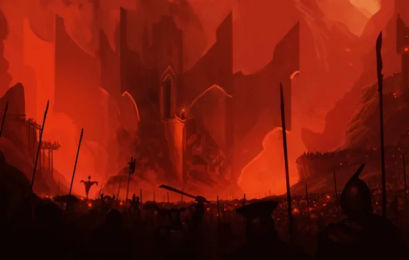 Картинка Angband, Silmarillion, orcs, Morgoth