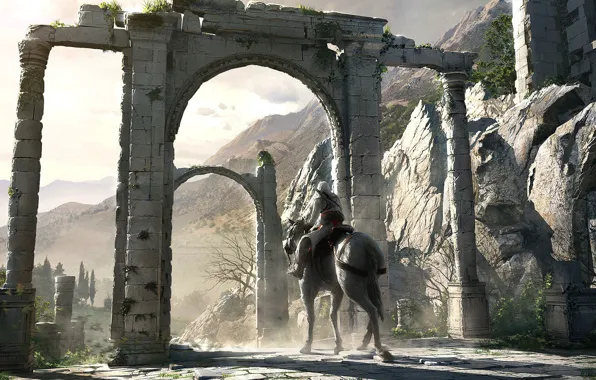 Картинка Руины, Ubisoft, Assassin’s Creed, Кредо ассасина, Action-adventure с элементами стелса