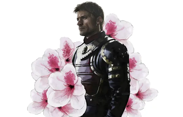 Картинка цветы, солдат, мужчина