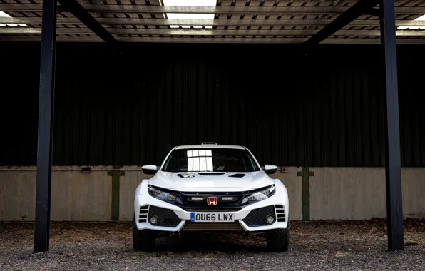 Картинка Concept, Honda, вид спереди, 2019, Civic Type R, Civic Type OveRland
