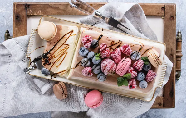 Картинка ягоды, печенье, мороженое, торт, десерт, Natasha Breen