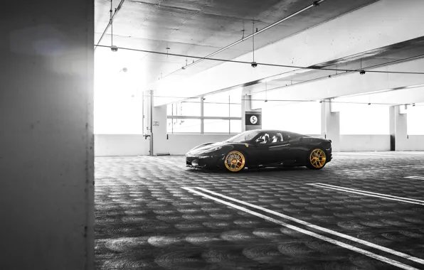 Картинка F430, Ferrari, Black