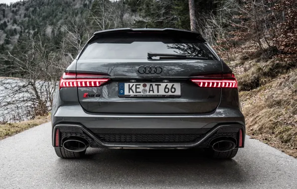 Картинка Audi, вид сзади, ABT, Avant, RS6, RS 6, 2020