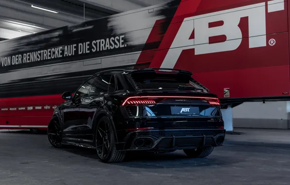 Картинка Audi, Light, Black, ABT, Rear, Signature Edition, RS Q8, ABT RS Q8, ABT Trailer