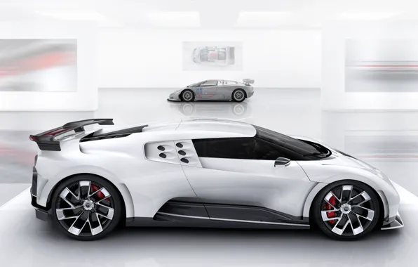 Картинка Bugatti, поколения, гиперкар, Centodieci