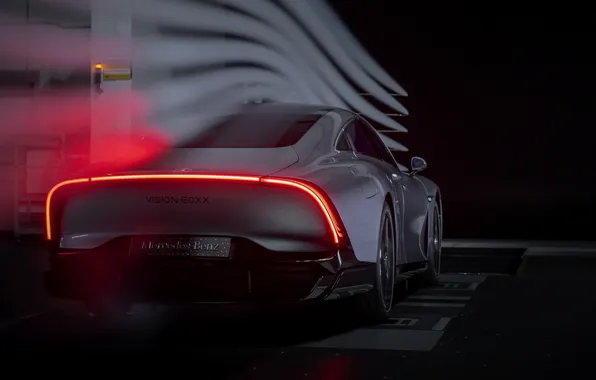 Картинка купе, Mercedes-Benz, 2022, Vision EQXX Concept, выдвижной диффузор