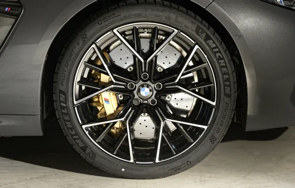Картинка колесо, BMW, диск, кабриолет, 2019, BMW M8, M8, F91, M8 Competition Convertible, M8 Convertible