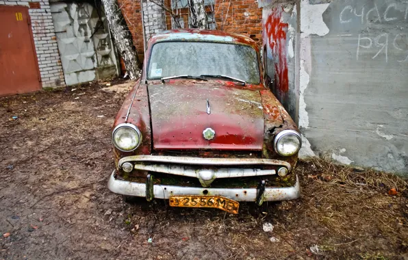 Картинка ussr, abandoned, Moskvich, Moskvich 402, abandoned car