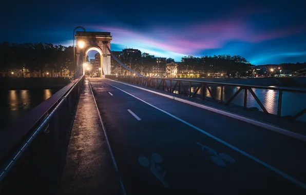 Картинка France, Lyon, Pont Mazaryk