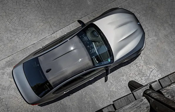 Картинка крыша, блики, серый, BMW, седан, вид сверху, 4x4, 2018, четырёхдверный, M5, V8, F90, M5 Competition
