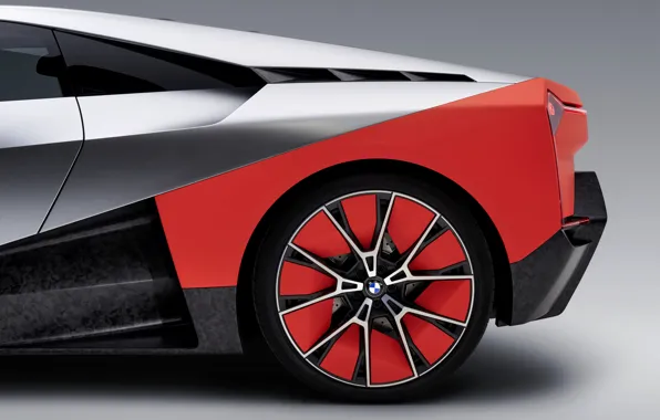 Картинка купе, колесо, BMW, задняя часть, 2019, Vision M NEXT Concept