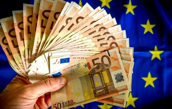 Картинка евро, купюры, ДЕНЬГИ