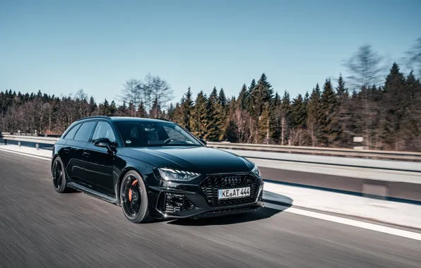 Картинка Audi, скорость, RS 4, ABT, RS4, Avant, 2020