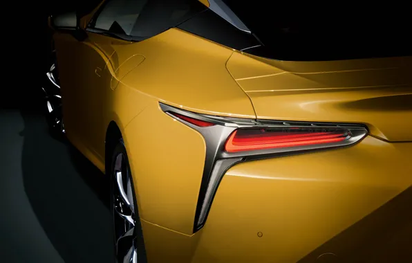 Картинка Lexus, 2018, LC 500, Luster Yellow