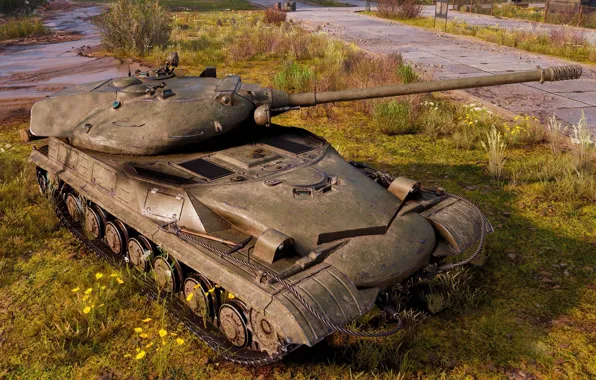 Картинка СССР, Опытный танк, Штурмовой танк, Объект 283