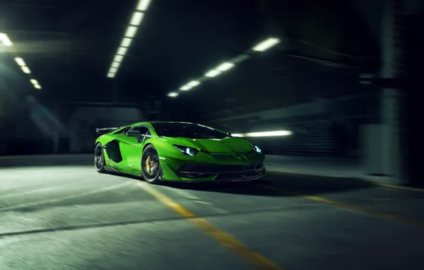 Картинка скорость, Lamborghini, суперкар, Aventador, Novitec, SVJ, 2019, Aventador SVJ