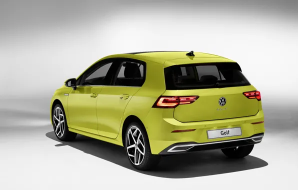 Картинка Volkswagen, вид сзади, хэтчбек, Golf, hatchback, 2020