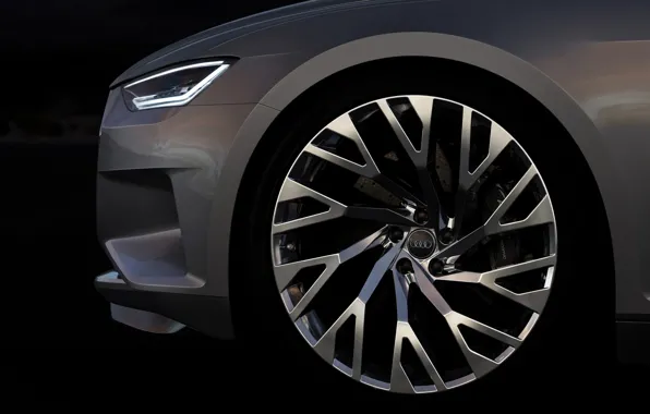 Картинка Concept, Audi, купе, колесо, Coupe, 2014, Prologue