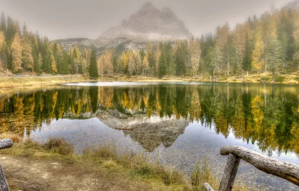 Картинка осень, природа, озеро