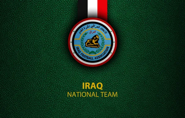 Картинка wallpaper, sport, logo, football, Iraq, National team