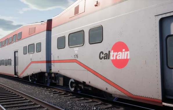 Картинка Поезд, Электричка, USA, США, Железная Дорога, Train Sim World 2020