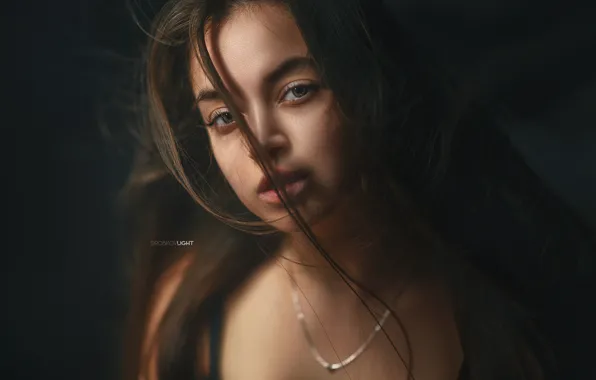 Картинка взгляд, волосы, Девушка, Alexander Drobkov-Light, Валерия Фомина