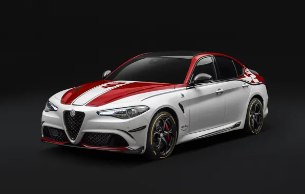 Картинка Alfa Romeo, Quadrifoglio, Giulia, 2019, Alfa Romeo Racing