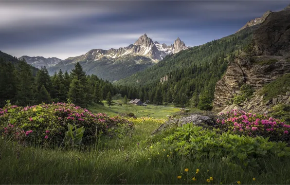 Картинка горы, Франция, Альпы, France, Массив Де Серс, Верхние Альпы